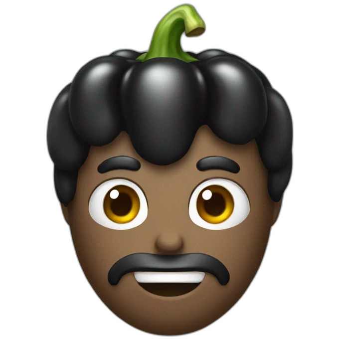 black-bellpepper emoji