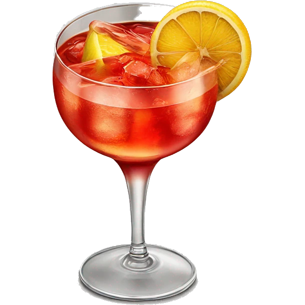 Campari Spritz cocktail  emoji