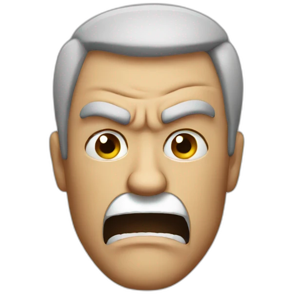 angry  man emoji