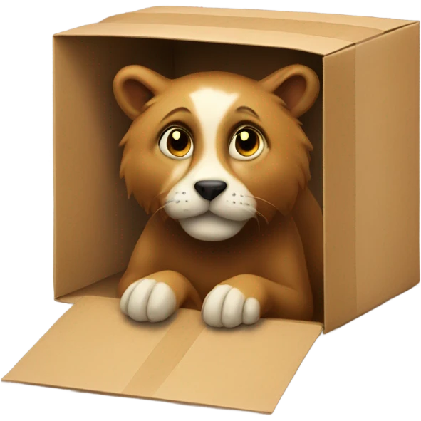 curious animal in a box emoji