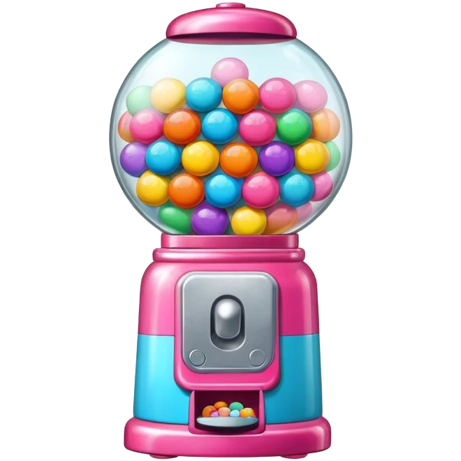 Bubblegum machine emoji