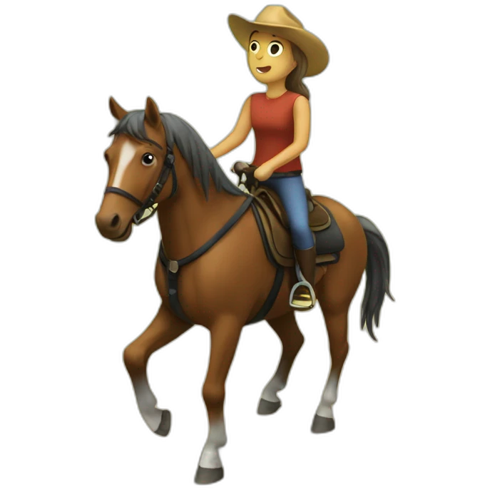 ride a horse emoji