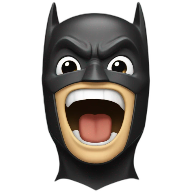 batman excited  emoji