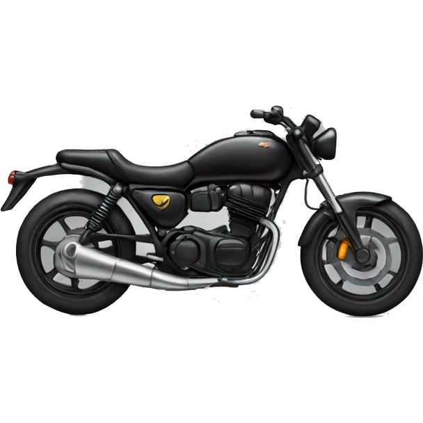 Black motorcycle emoji