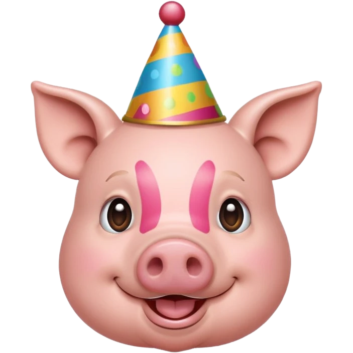 pig birthday emoji