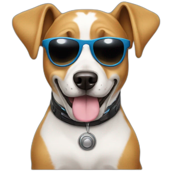 Dj dog emoji