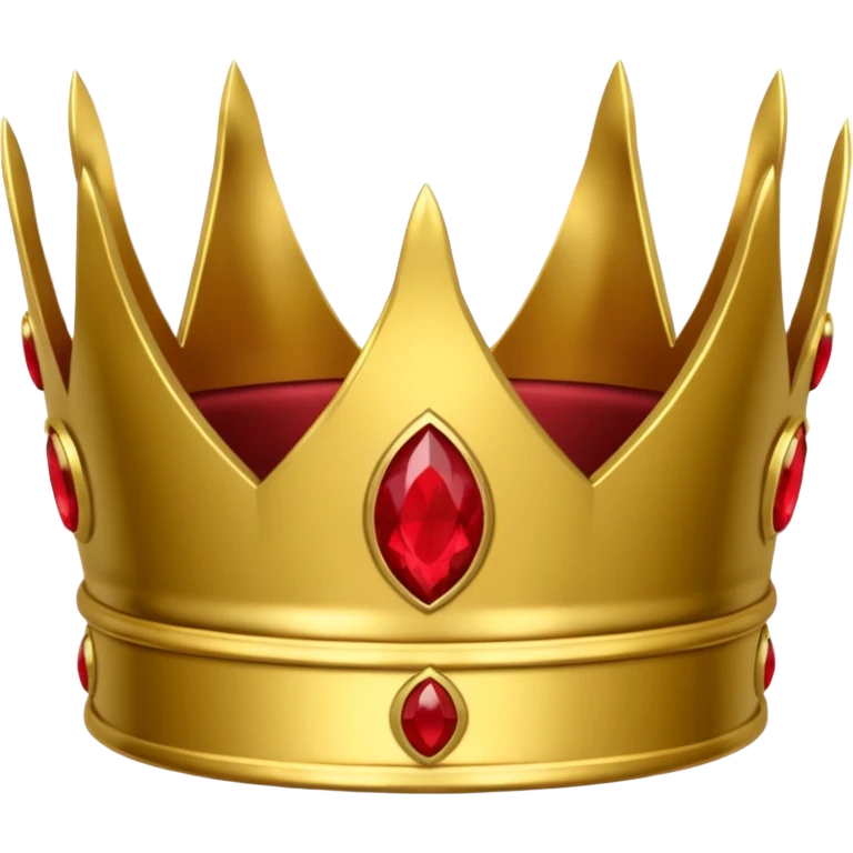 Gold laurel crown with crimson core. emoji