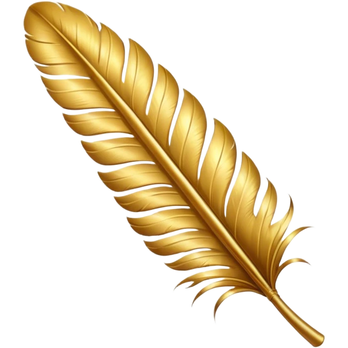 золотое перо emoji