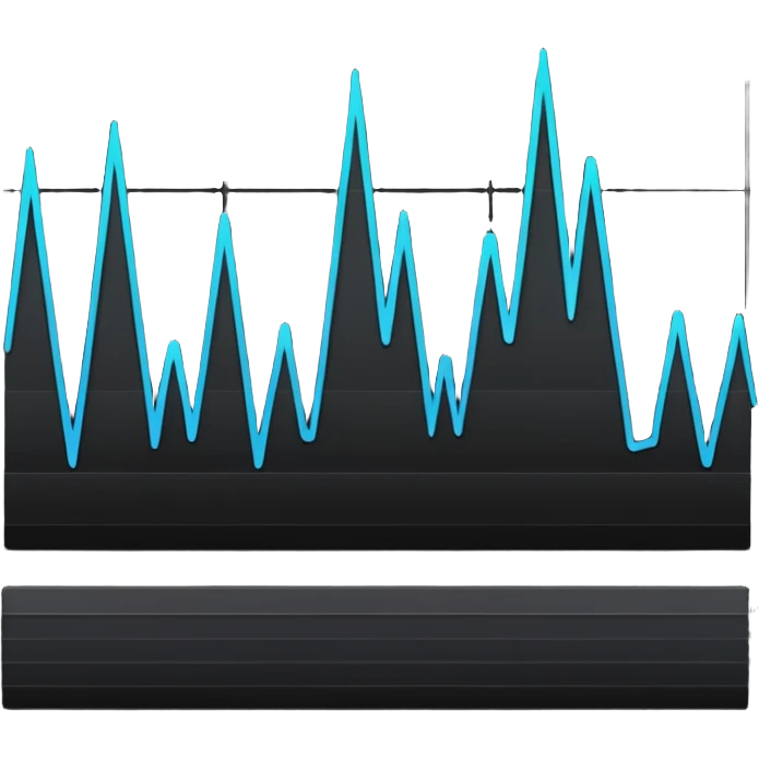 full black audio spectrum, the spectrum is black emoji