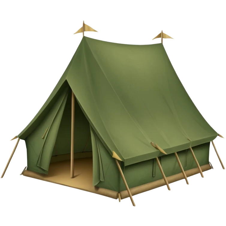 big military tent emoji