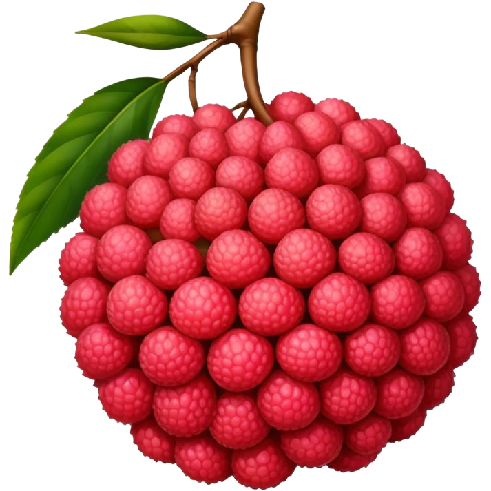 lychee fruit emoji