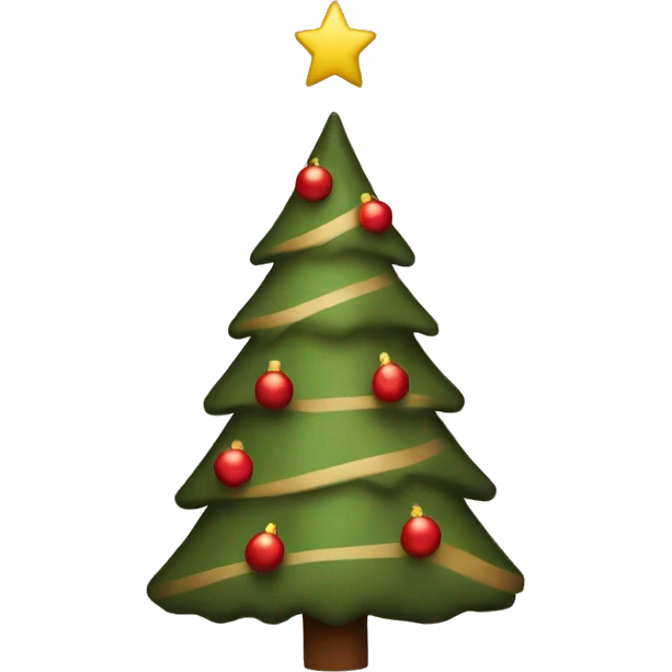 empty brown christmas tree emoji