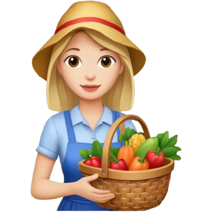 Market Shopper woman emoji
