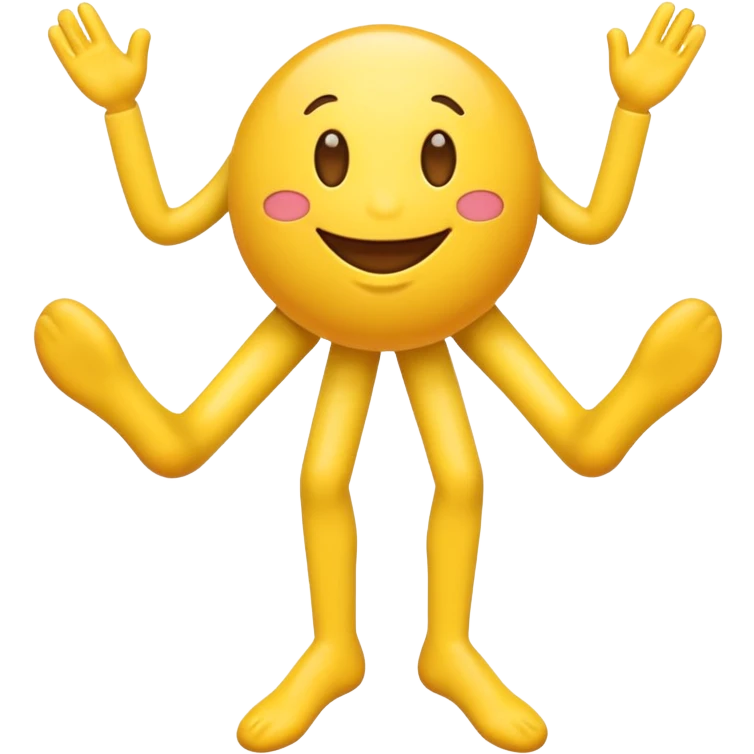 emoji with legs emoji