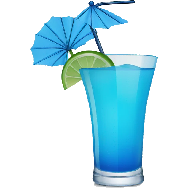 blue cocktail  emoji