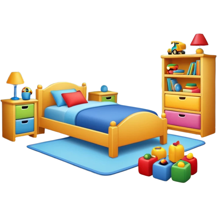 Clean kid room emoji