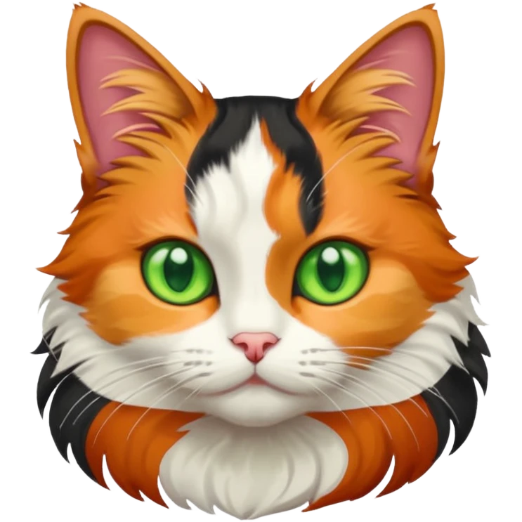 Cat calico emoji
