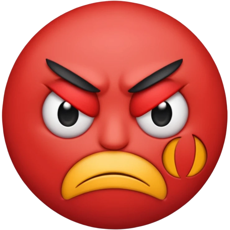 ‘Sleepy angry emoji with attitude’.” emoji