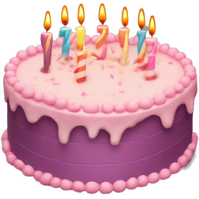  Birthday cake with sixteen candles  emoji
