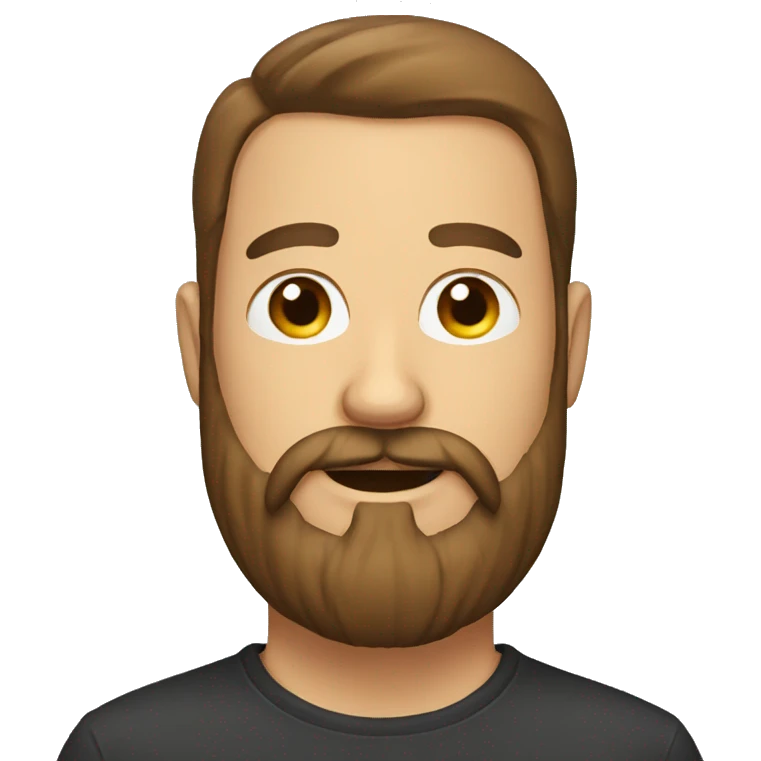 Beard man emoji