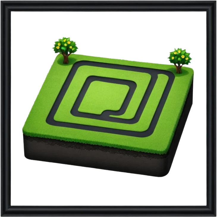 Turf course emoji