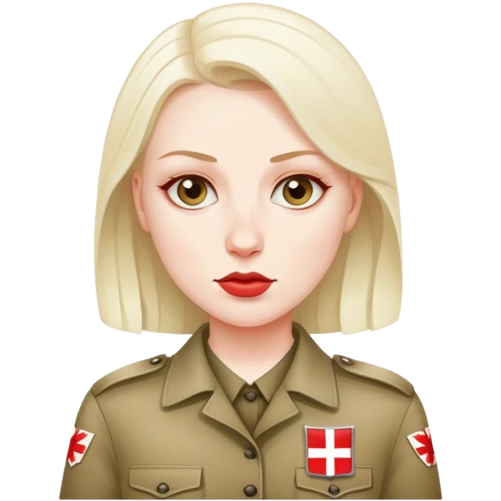 woman polish far-right nationalist emoji