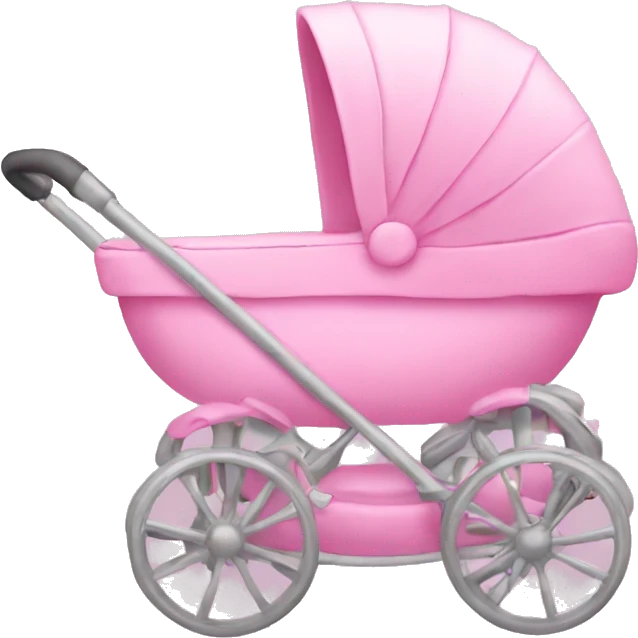 Create an all pink pram emoji