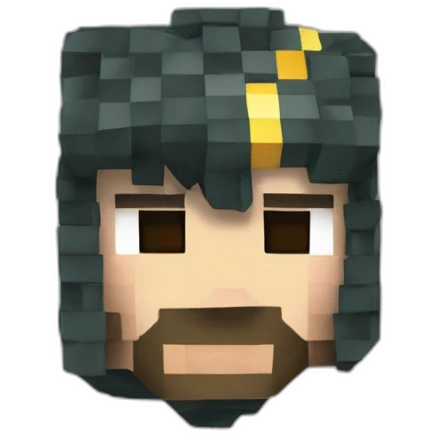 Pioche en diamant minecraft emoji