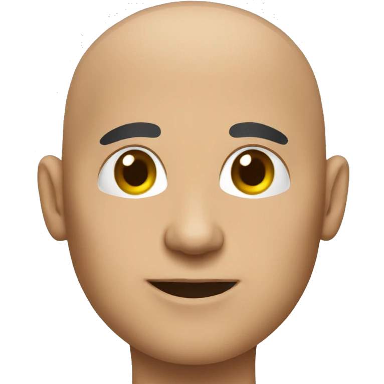Bald refereee emoji