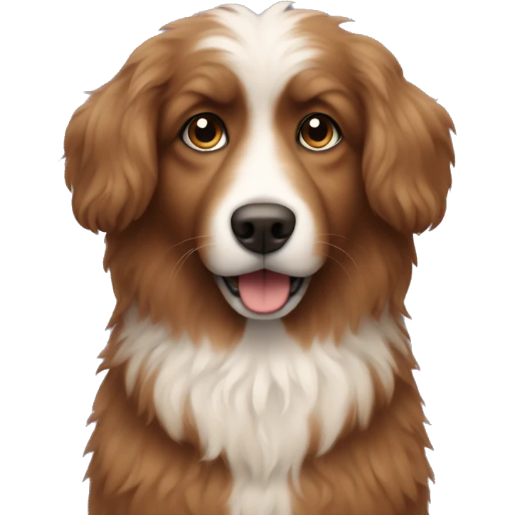 brown fluffy dog emoji