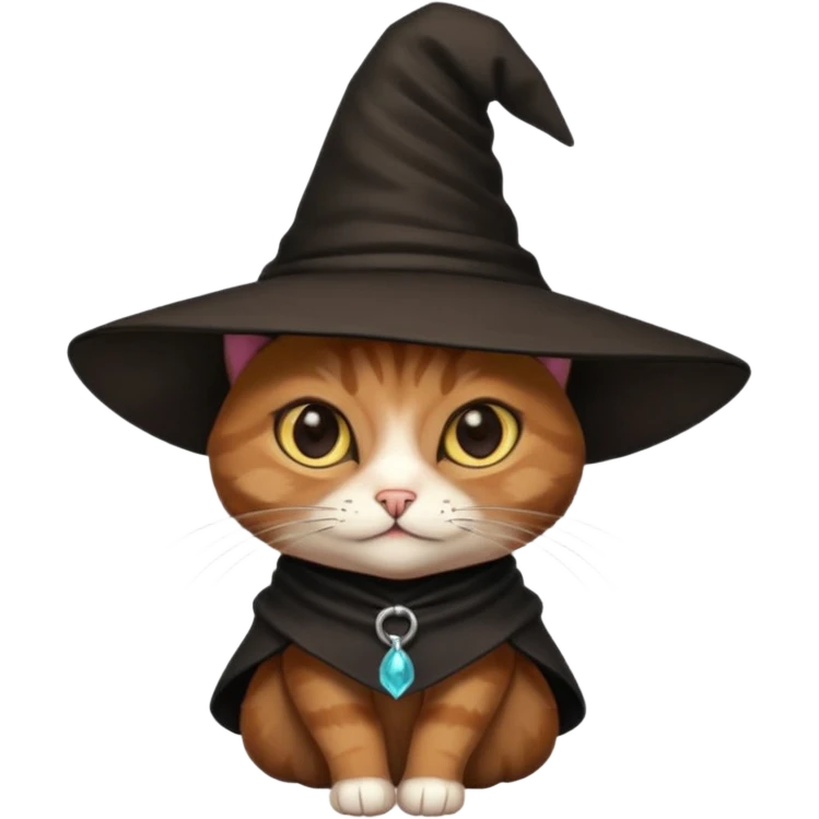 Gato brujo pequeño  emoji
