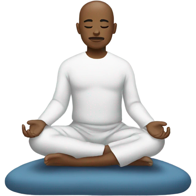 meditate emoji