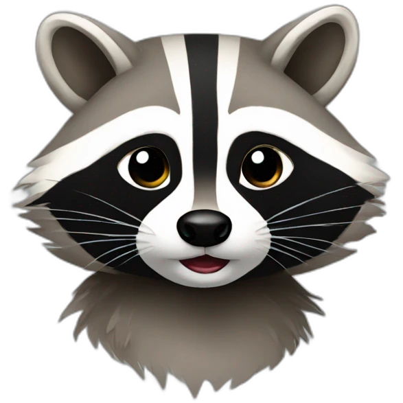 Raccoon emoji