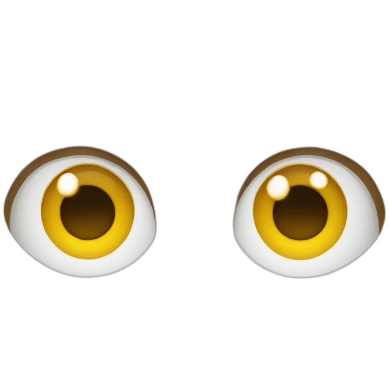 While eye emoji