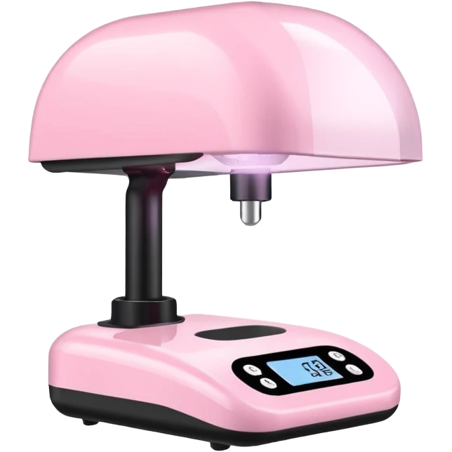 Realistic uv nail lamp baby pink emoji