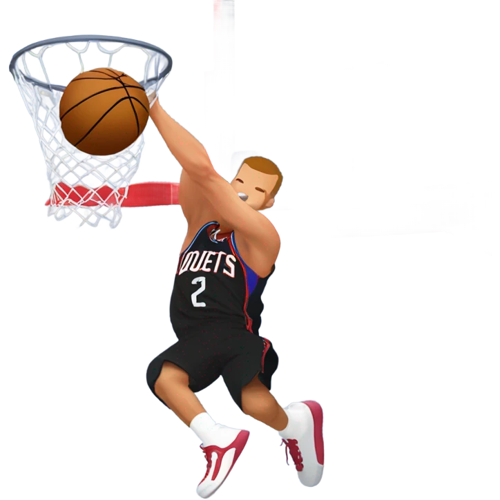 Blake griffin dunking basketball on lil peep emoji