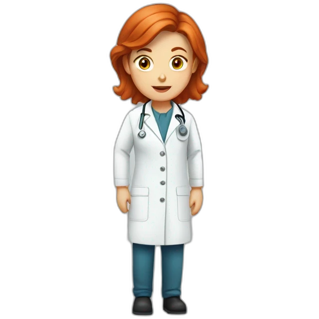 Infirmière rousse emoji