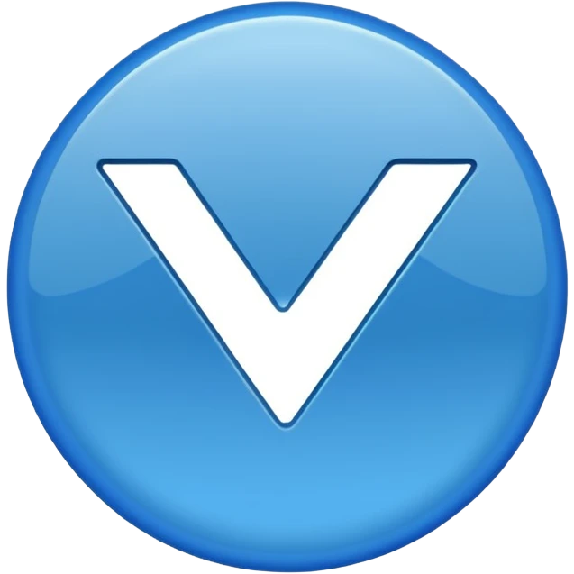 Verified just blue color tick mark  emoji