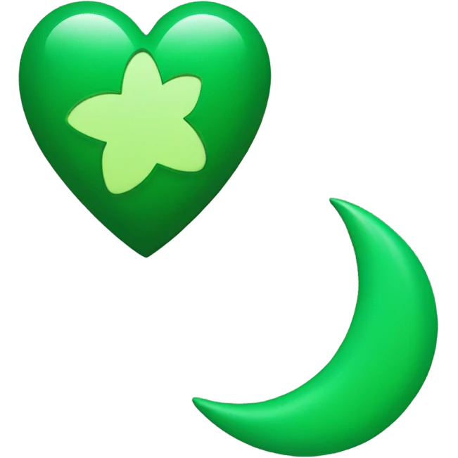  💚🌙 emoji