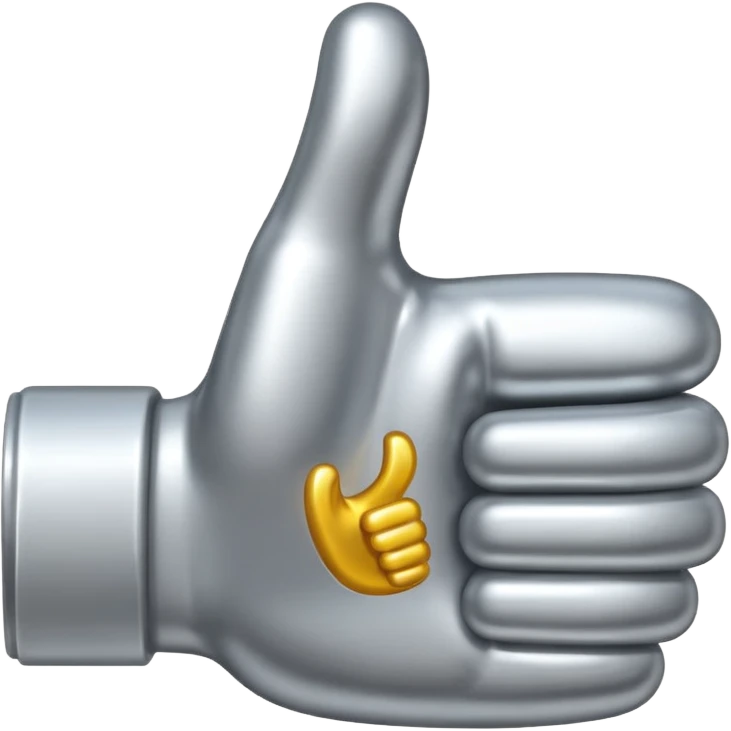Emoji like (thumbs up) bull's hoof emoji emoji