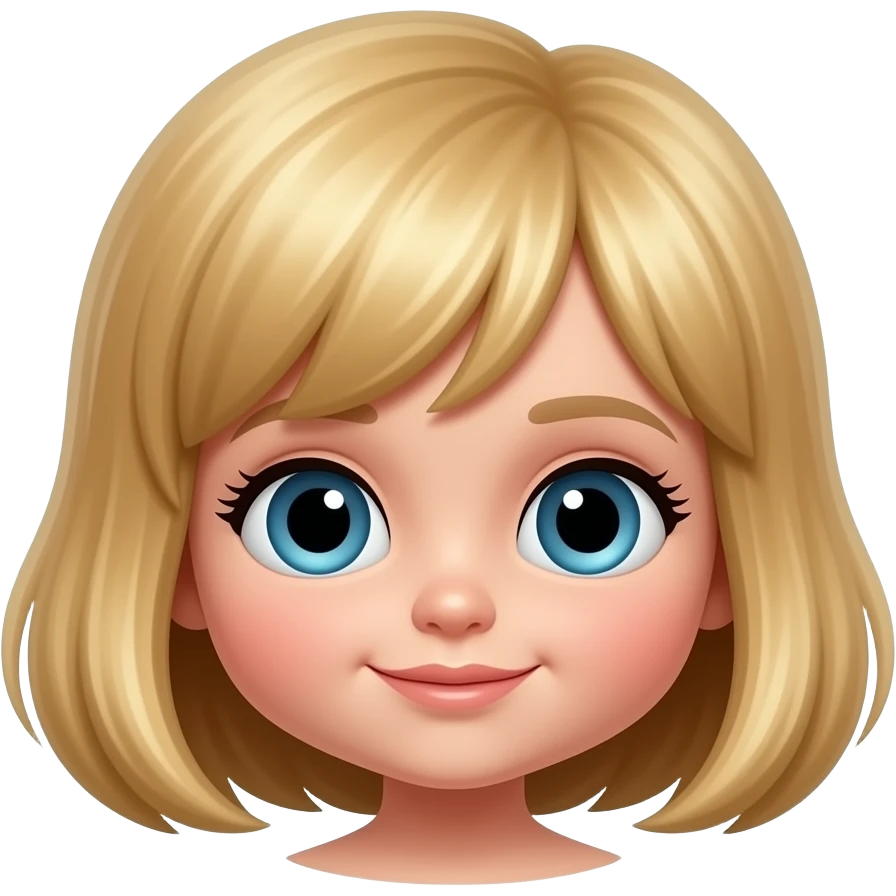Blond kids doll emoji