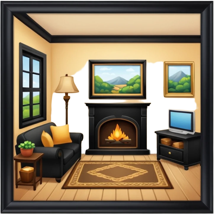 interior de una casa emoji