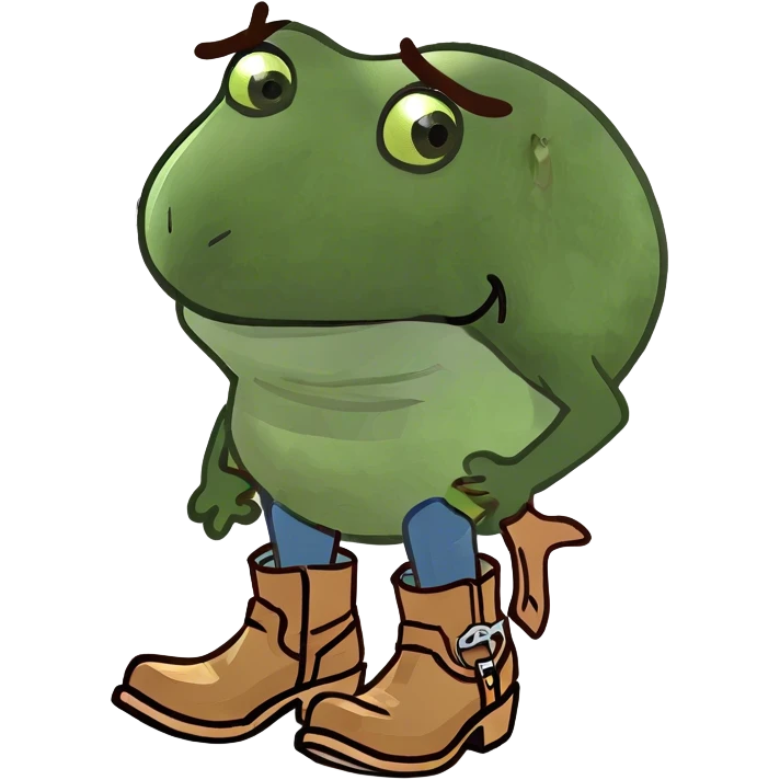 Flat toe cowboy boots brown emoji