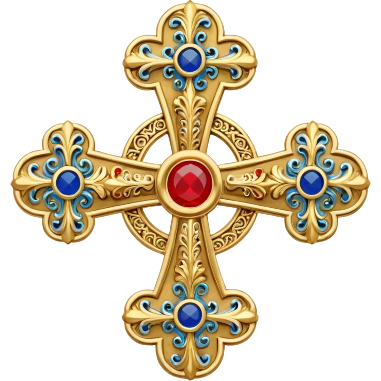 Serbian ortodox cross emoji