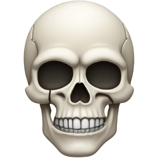 Skull emoji with Jordan 4’s on  emoji