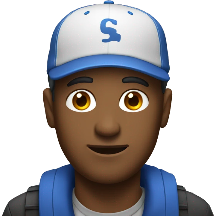 man with cap emoji