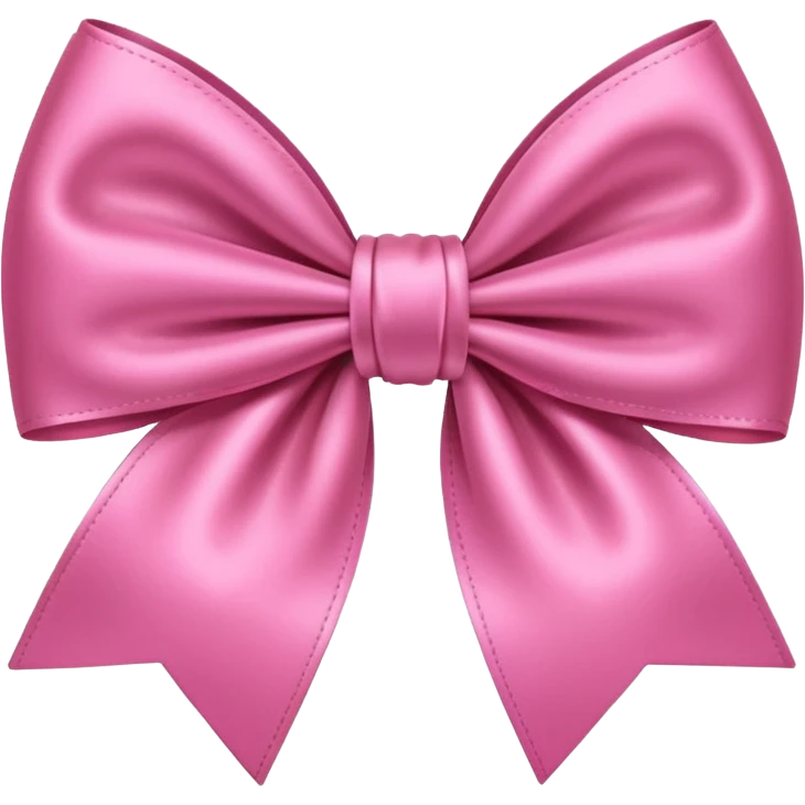Pink bow emoji