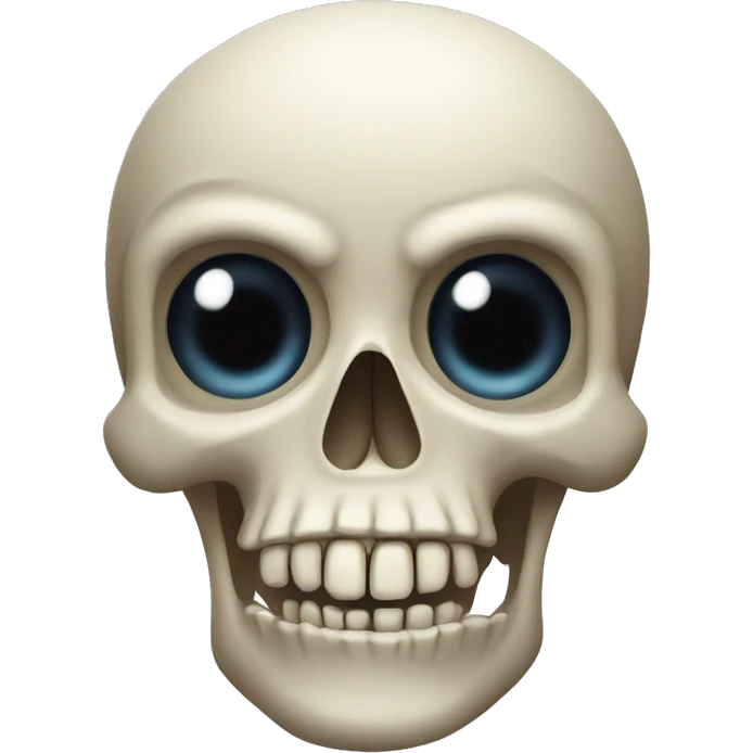 Skull with eyes emoji