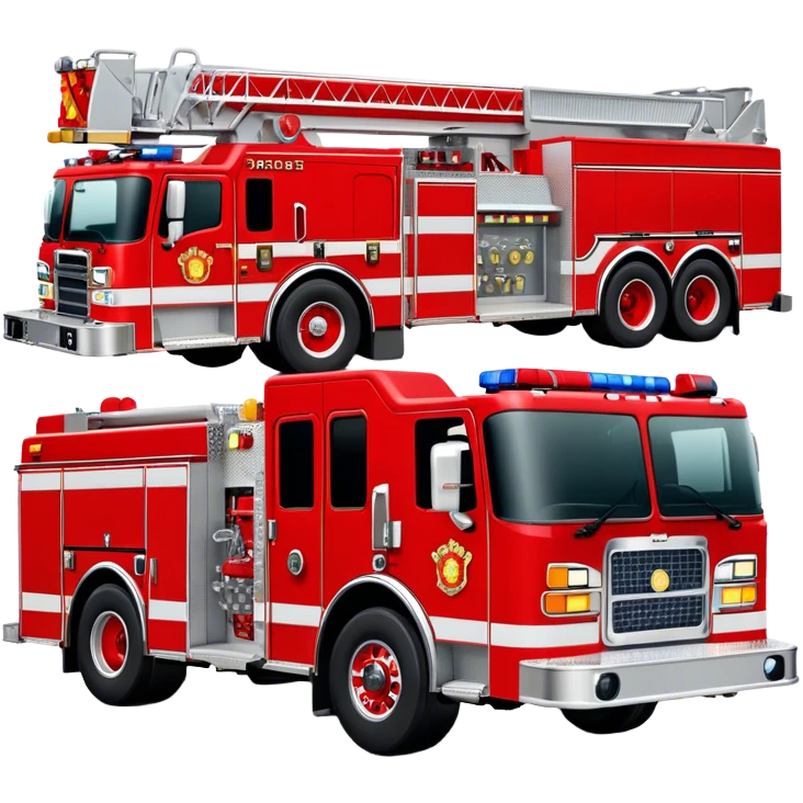 Fire Engine - Pierce Enforcer Pumper (Model Year: 2021) (Iconic colour: Red) emoji