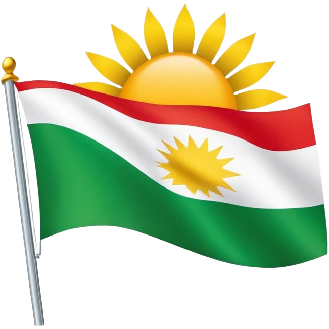 Kurdish flag emoji